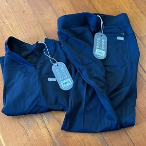 Figs Deep Blue Medical Scrub Set